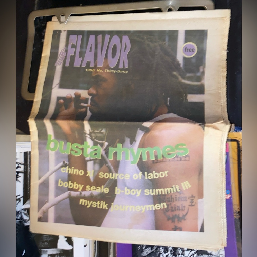 Flavor Magazine 1996 Busta Rhymes Hip Hop